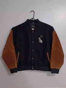 Vintage Peerless Garments Made in CANADA Suede Leather Embroidered Jacket WOLFE - Bild 1 von 15