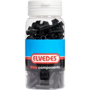 ELVEDES SHIFTING OUTER CABLE HOUSING END CAP BLACK 4.3MM FOR 4.1MM ELV1160 NEW - Picture 1 of 1