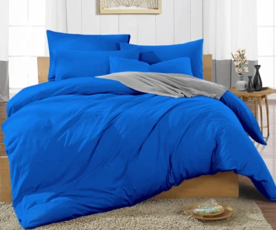 1200 TC Algodón Egipcio Suave 3 Piezas 'Juegos de Edredón' Todos los Colores y Tamaños Sólidos Foto 1 de 3