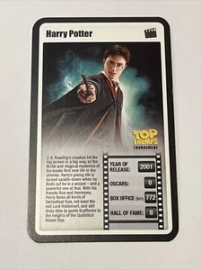 2009 Top Trumps Tournament Movies Harry Potter Daniel Radcliffe - Picture 1 of 2