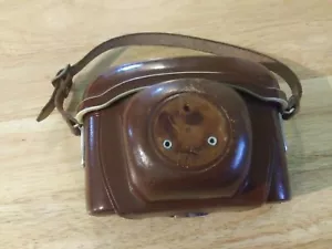 Zeiss Ikon Brown Leather case , Made in Germany Marked AG 1264/24 - Picture 1 of 8