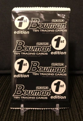2020 Bowman 1st Edition MLB Baseball Pack factory sealed! Volpe Dominguez Witt - Image 1 of 4