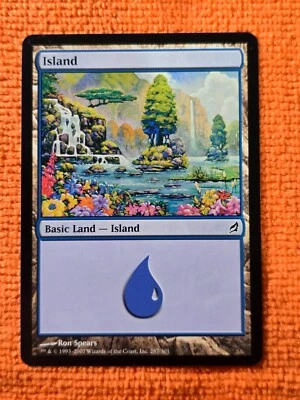2007 Magic The Gathering Lorwyn #287 Island, Basic Land, C, NF, cd2 - Image 1 of 3