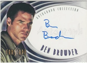 TARJETA DE AUTÓGRAFO FARSCAPE TEMPORADA 1 - A1 BEN BROWDER (JOHN CRICHTON) - Imagen 1 de 1