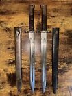 2 Vintage Antique Bayonet And Scabbard For Ww1 Mauser Lot