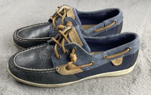 Sperry Top Sider Angelfish Boat Shoes Womens 8.5 M Leather Coastal Quiet Luxury - Picture 1 of 9