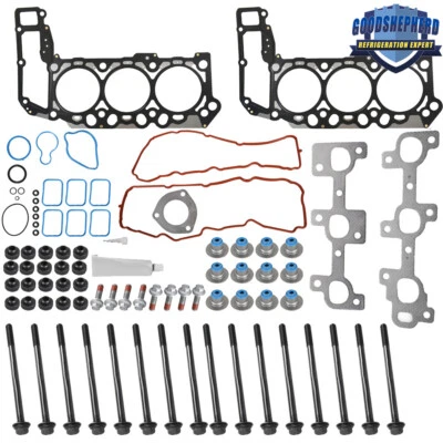 New For 2008-12 Jeep Liberty 2005-11 Dodge Dakota 3.7L V6 Head Gasket Bolts Set - Image 1 of 4