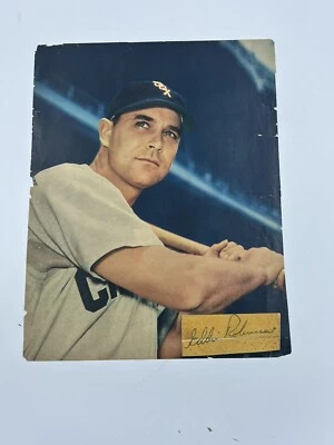 eddie robinson Signed Cut Auto - Chicago White Sox - Image 1 of 4