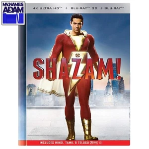 SHAZAM 4K ULTRA HD + Blu-ray 3D + 2D DIGIBOOK (LENTICULAR COVER) (REGION FREE) - Picture 1 of 3