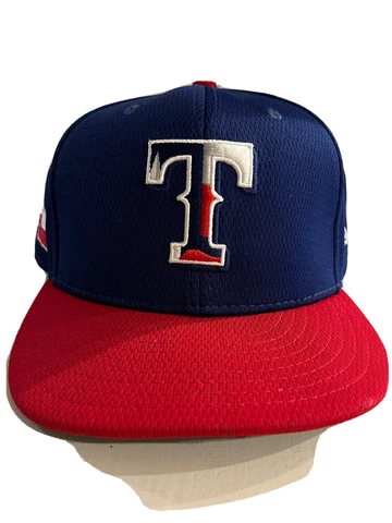 Texas Rangers New Era 59-50 Size 8 batting practice hat -new w/o Tags Cover