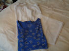 LADIES - SIZE 8 - CROPPED TROUSERS & T SHIRT SET / LOT / OUTFIT