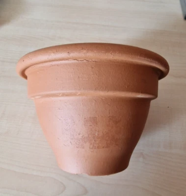 Tontopf, Blumentopf, 9cm hoch, Durchmesser 13cm - Bild 1 von 4