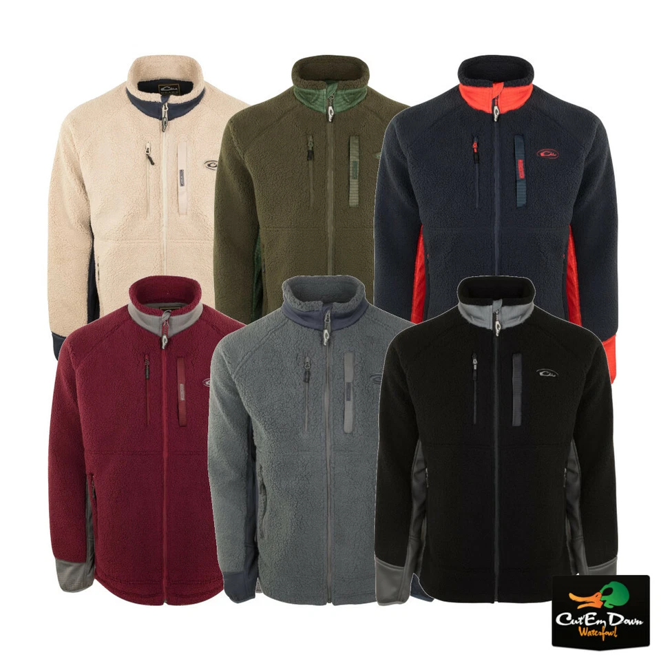rNEW DRAKE WATERFOWL SHERPA FLEECE LAYERING JACEKT - FLEECE COAT - - Image 1 of 1