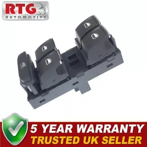 Right Master Power Electric Window Switch For VW Seat Skoda RHD UK 5G0959857C - Picture 1 of 1
