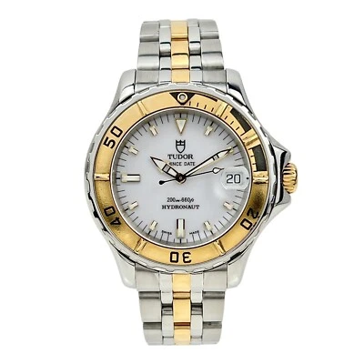 Reloj unisex automático para hombre Tudor Prince Date Hydronaut 85193P dos tonos 36 mm Foto 1 de 4