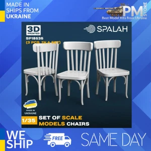 Juego de 3 sillas SPALAH 18535 1/35 a escala - Imagen 1 de 2