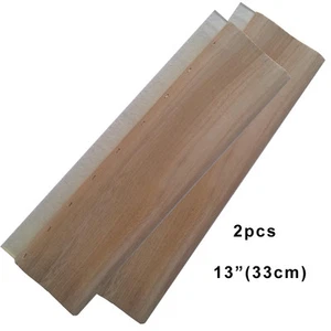 2 pcs 13" Screen Printing Squeegee 33cm Wood Ink Scraper Water Type Press Tool - Picture 1 of 4