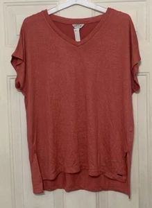 Orvis Women's Short Sleeve Pullover Top. Dark Pink. Size Large - Picture 1 of 5