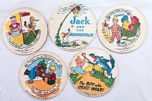5 Vintage Childrens Picture Disc Nursery Rhymes Record Record Guild of America - Picture 1 of 2