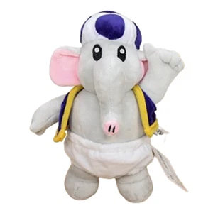 Elephant Blue Toad Super Mario Bros Wonder Plush Toy Stuffed Animal Figure 8" - Picture 1 of 6
