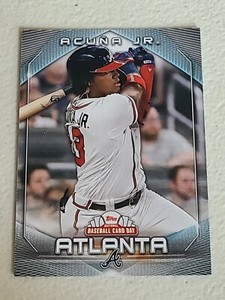 Ronald Acuna Jr 2020 Topps National Baseball Card Day #3 Atlanta Braves 