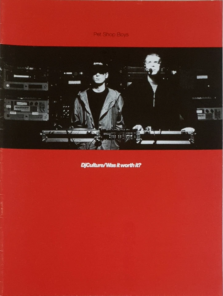 Pet Shop Boys - DJ Culture & Was It Worth It? 1991 UK Double Sheet Music-Scarce! - Image 1 of 1