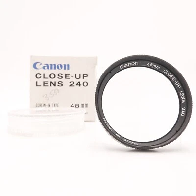 Canon 48mm 240 Close Up Macro Camera Lens Filter - Good Condition OT-6620 - Image 1 of 3