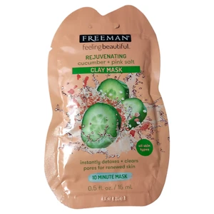 Freeman Cucumber and Pink Salt Rejuvenating Clay Face Mask - Picture 1 of 24