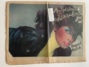 Andy Warhol’s Interview! Magazine January 1975 Raquel Welch Cover! - Picture 1 of 2