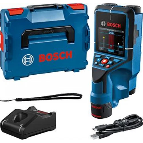 Bosch Ortungsgerät Wallscanner D-tect 200 C mit 1x 12V 2.0 Ah + Ladegerät - Bild 1 von 1