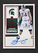 2016 Panini Contenders Draft Picks #236 Jack Conklin AUTO Red Foil RC