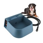  Heated Automatic Water Bowl for Dogs, Heated Dog Heated bowl+ Auto Filling