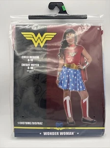 New DC Comics Wonder Woman Child Medium 8-10 Halloween Costume - Picture 1 of 10