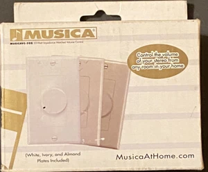 BRAND NEW Musicavc-50z 50 Watt 8 Ohm Stereo Volume Control white ivory & almond - Picture 1 of 4