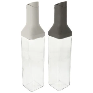 2 Pcs Oil Leakage-proof Bottle Clear Vinegar Bottles Kitchen Pot - Picture 1 of 12