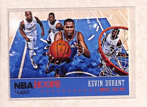 2013-14 Panini NBA Hoops 10 Kevin Durant Above the Rim Thunder EX