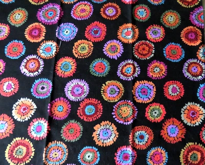 Kaffe Fassett PLINK BLACK PWGP109  13” X WOF original issue original issue - Image 1 of 2