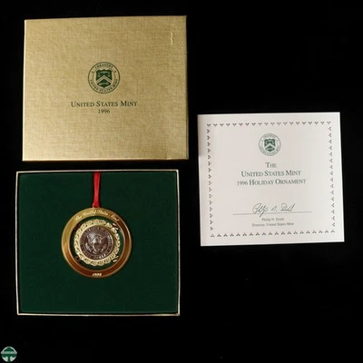 1996 United States Mint Half Dollar Christmas Ornament - Image 1 of 4