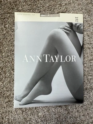 MEDIAS ANN TAYLOR ~ TAPA DE CONTROL TRANSPARENTE ~ TALLA PEQUEÑA ~ MASILLA ~ NUEVAS ~ PEQUEÑAS Foto 1 de 4