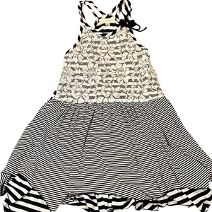 Isobella & Chloe Black and White Lace Dress - Picture 1 of 7