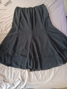 Adrianna Papell Evening Essentials Black Lined Maxi Skirt Size 3X - Picture 1 of 7