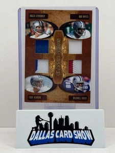 2007 Donruss Classics #CQ-4 Staubach,Hayes,Aikman,Irvin Classic Quads Relic /25 - Picture 1 of 2