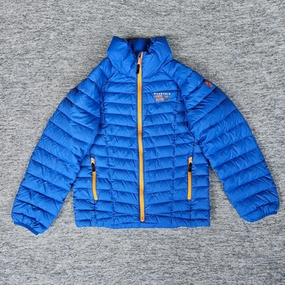 MOUNTAIN HARDWEAR Size S Boys Blue 100% Nylon Down Feather Puffer Jacket 1651621 - Image 1 of 4