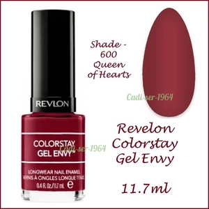 Revlon Colorstay Gel Envy 600 Queen of Hearts Longwear Nail Enamel 11.7ml NEW - Picture 1 of 24