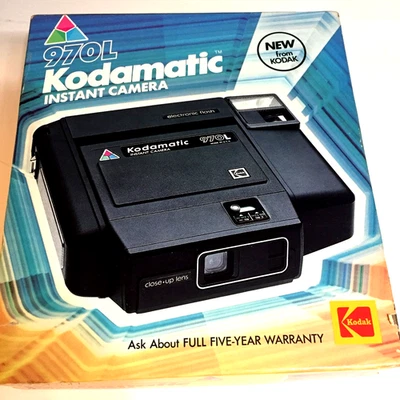 Cámara instantánea Kodak Kodamatic 970L (de colección años 80) con caja e instrucciones Foto 1 de 4