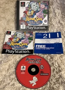 Pajama Sam: You Are What You Eat From Your Head To Your Feet PS1 game very rare - Picture 1 of 12