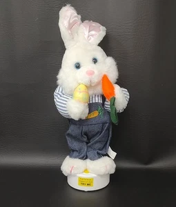 Gemmy Musical Easter Bunny Plush Animatronic 1996 *Video* - Picture 1 of 13