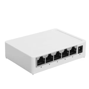 5‑Port Gigabit Ethernet Switch Network Adapter RJ4510/100/1000mbps EU Plug NEW - Afbeelding 1 van 12