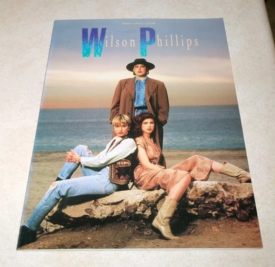 原版 1990 年 Wilson Phillips 首演 LP CD 歌集 80 页 — 第 1/2 张图片
