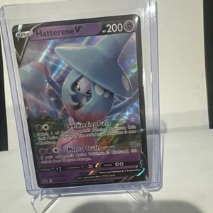 Hatterene V SWSH055 SWSH: Sword & Shield Promo Cards Holo - Picture 1 of 10
